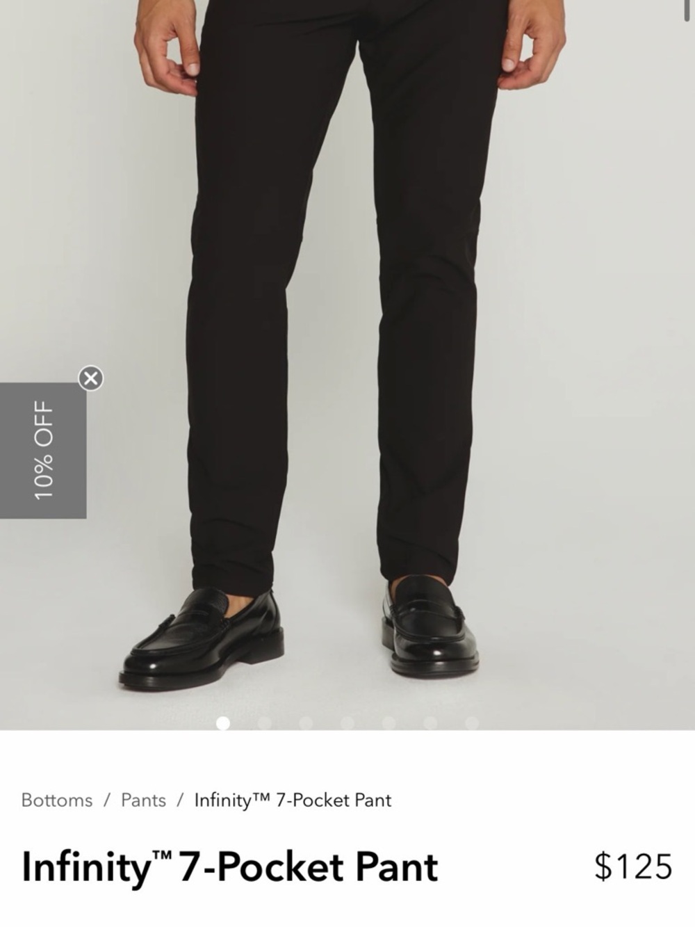 7 Diamonds || Men’s Infinity 7-Pocket Black Pants